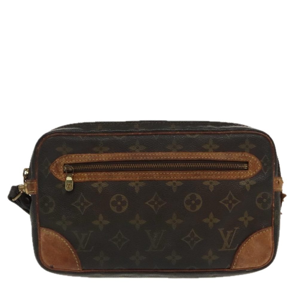 LOUIS VUITTON Monogram Marly Dragonne GM Clutch Bag M51825 LV Auth 96536 - Picture 13 of 16